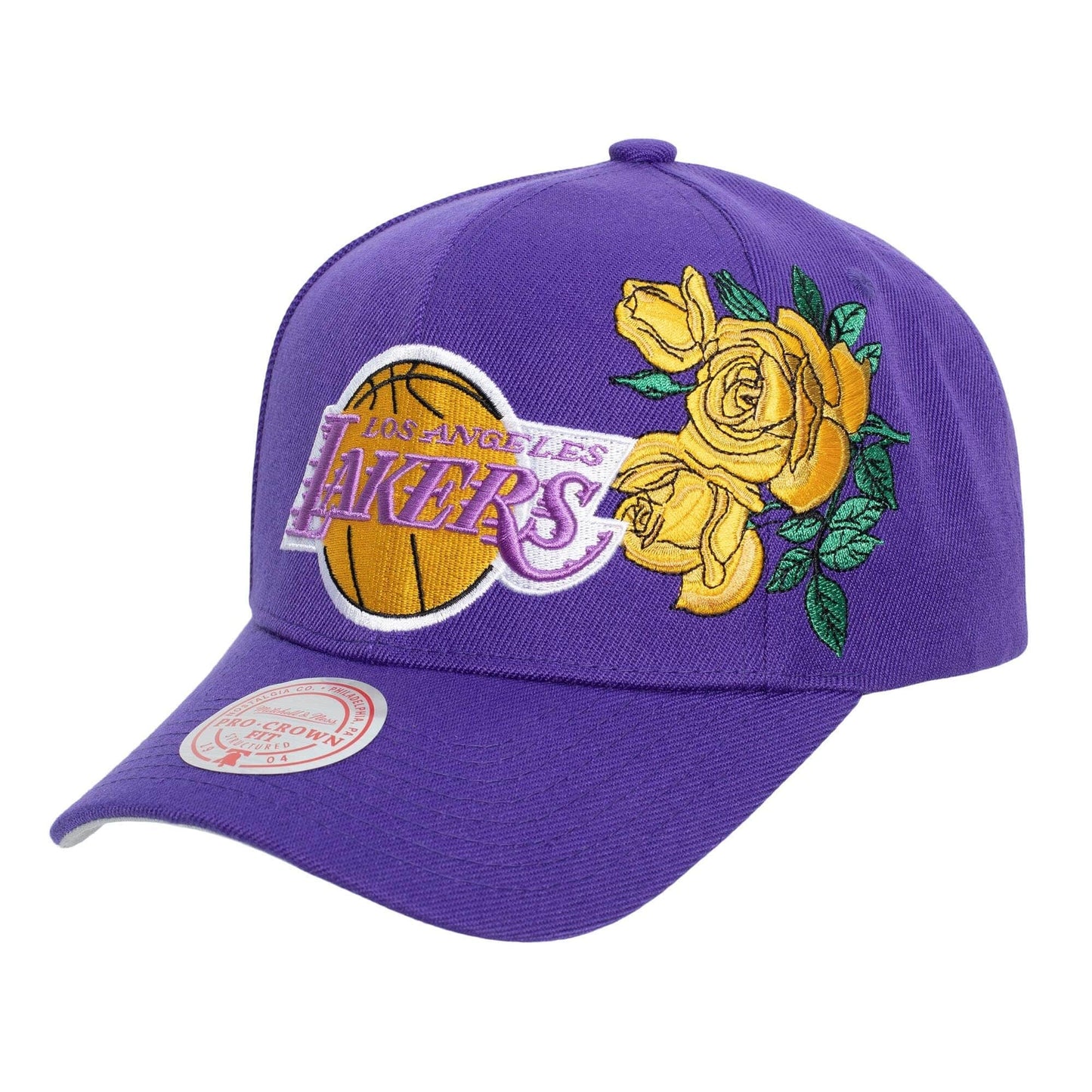 Mitchell & Ness SECONDARY ROSES PRO SNAPBACK LOS ANGELES LAKERS Purple