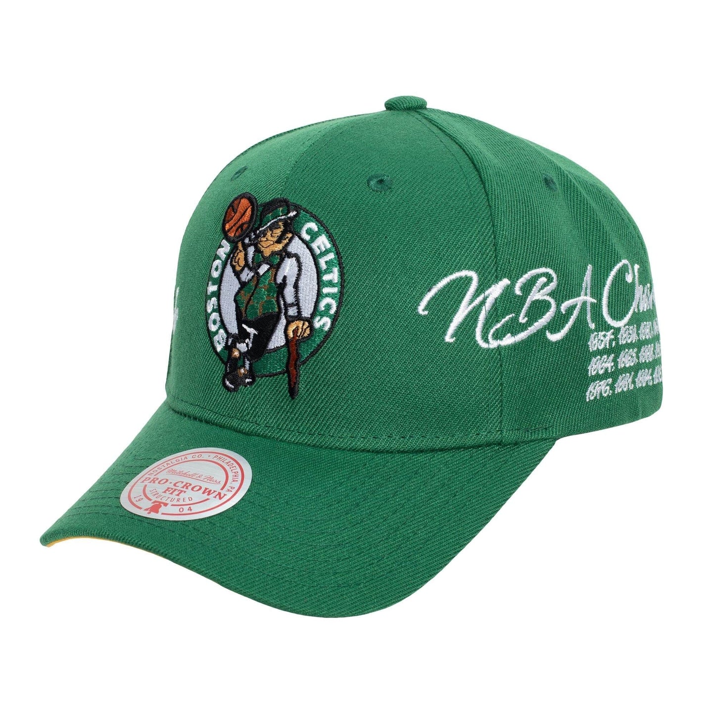 Mitchell & Ness CHAMP WRAP PRO SNAPBACK BOSTON CELTICS Green