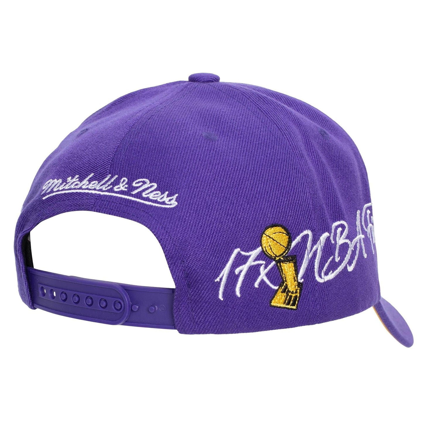 Mitchell & Ness CHAMP WRAP PRO SNAPBACK LOS ANGELES LAKERS Purple