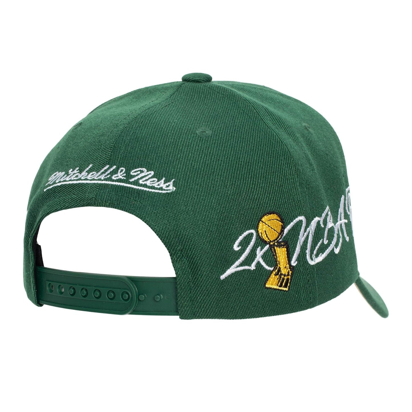 Mitchell & Ness CHAMP WRAP PRO SNAPBACK MILWAUKEE BUCKS Green