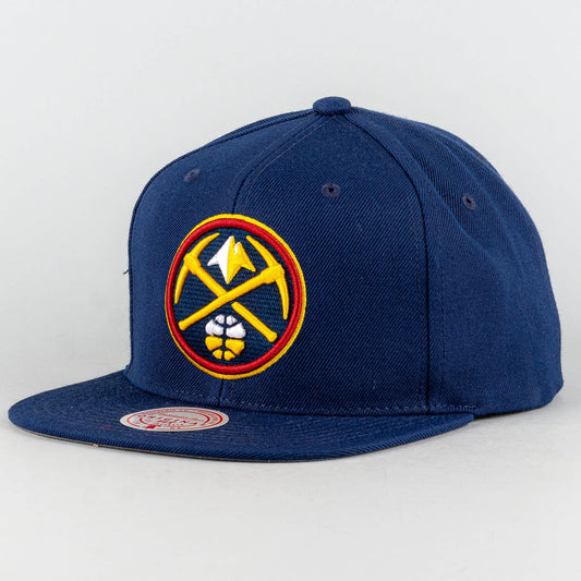 Mitchell & Ness NBA TEAM GROUND 2.0 SNAPBACK DENVER NUGGETS Navy