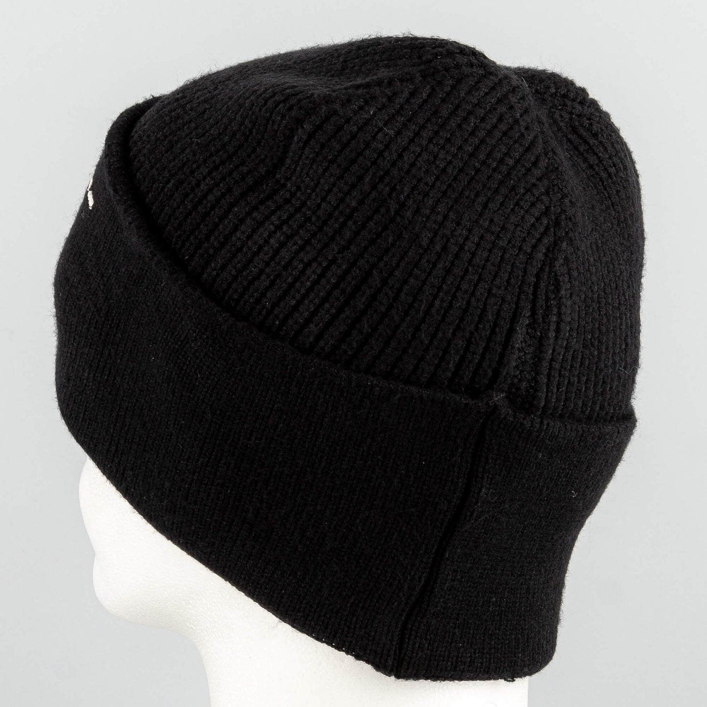 Djinn's High Collar Beanie Rubber Rib - black