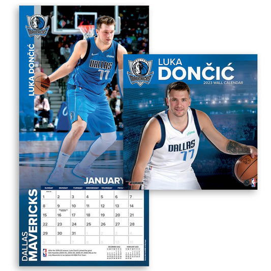 Dallas Mavericks - Luka Doncic - NBA - 2023 (30x60 cm) Player Wall Calendar