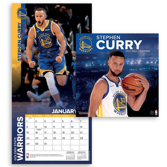 Golden State Warriors - Stephen Curry - NBA - 2023 (30x60 cm) Player Wall Calendar