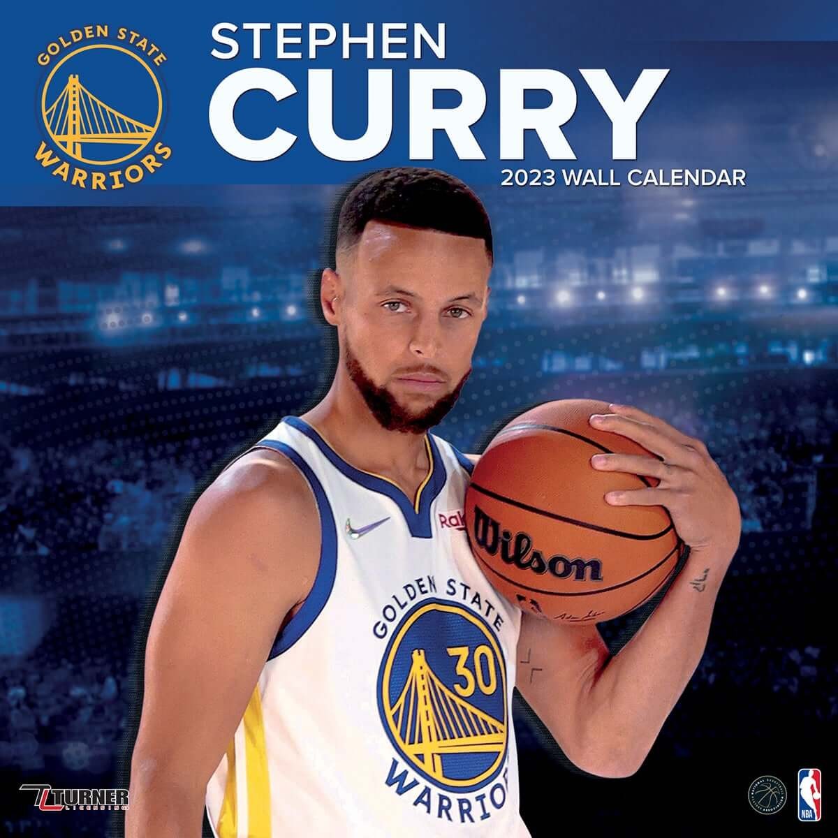 Golden State Warriors - Stephen Curry - NBA - 2023 (30x60 cm) Player Wall Calendar