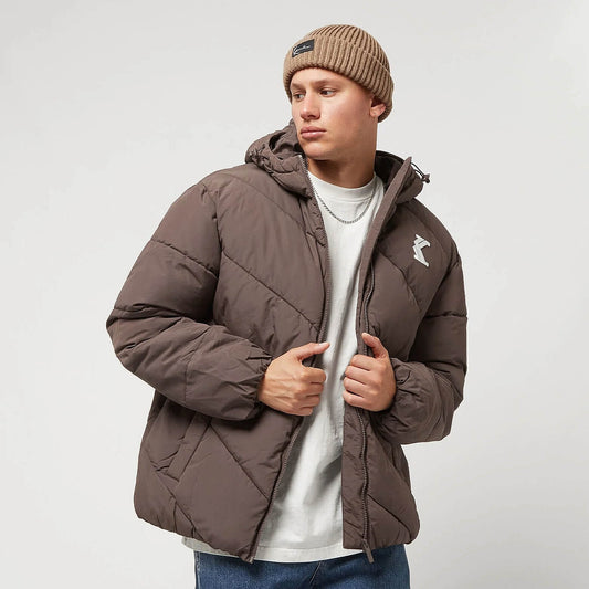 Zimná bunda Karl Kani KK OG Hooded Puffer Jacket hnedá