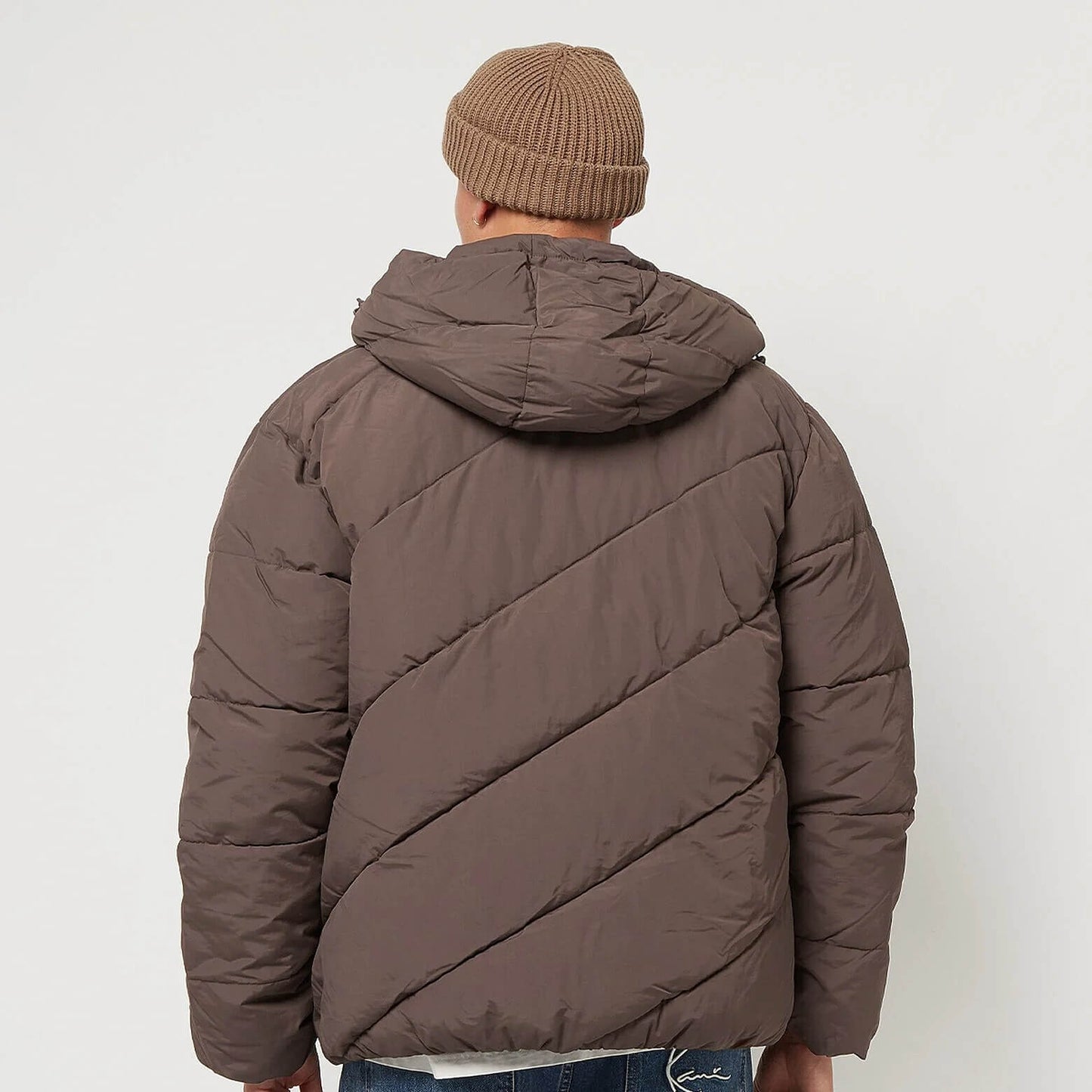 Zimná bunda Karl Kani KK OG Hooded Puffer Jacket hnedá