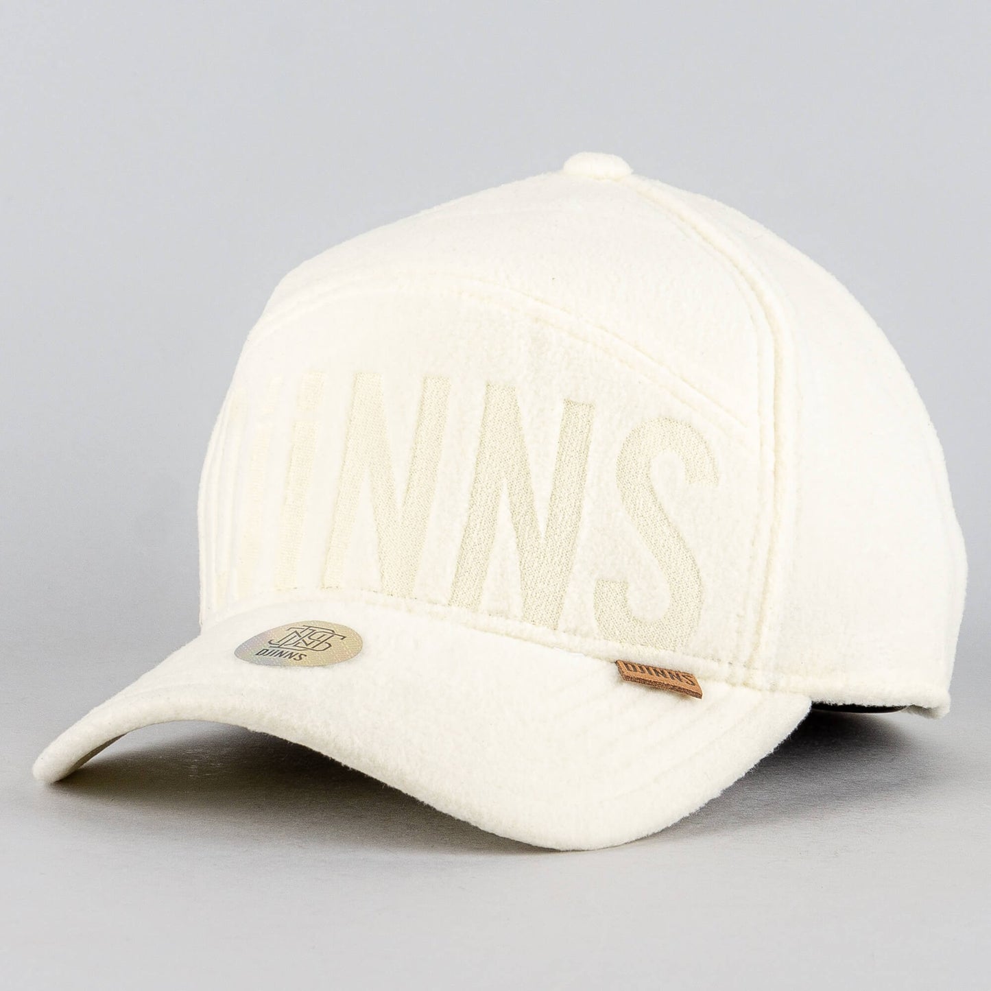 Djinn's Trucker Cap RFT Embo Fleece Offwhite