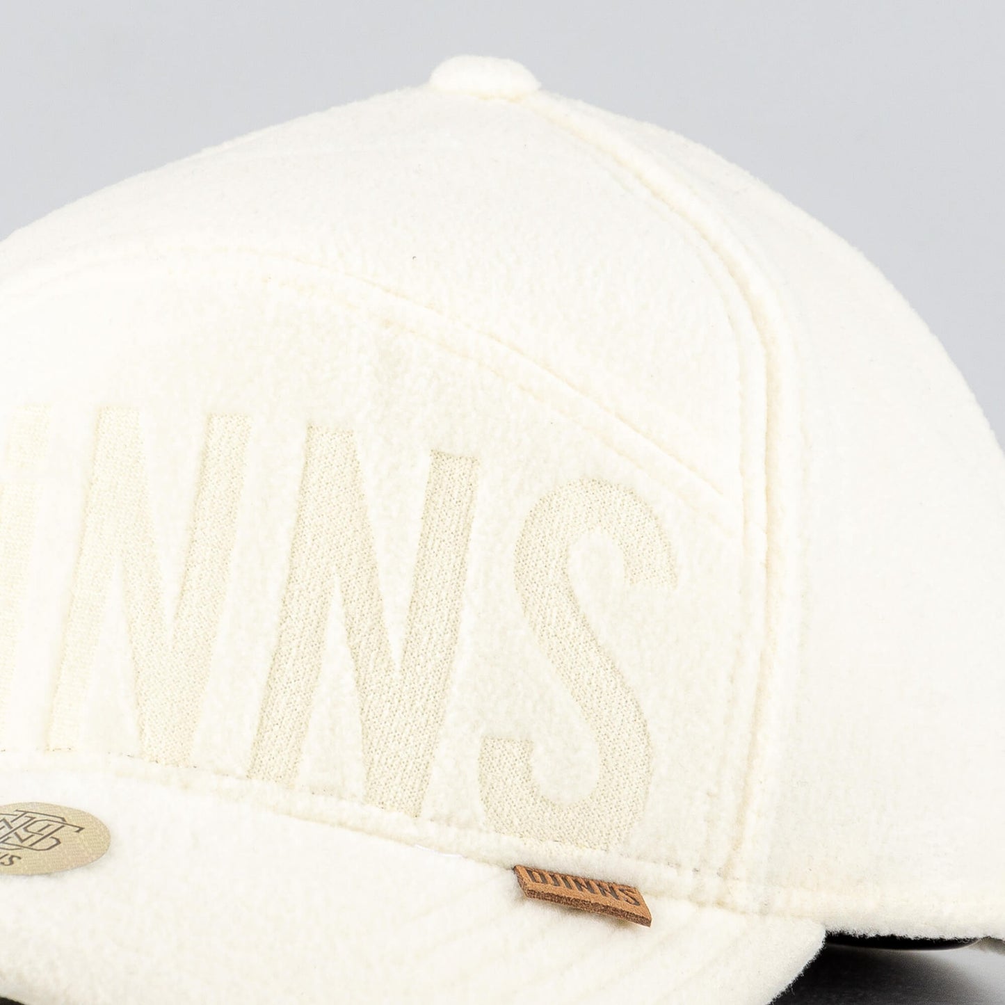 Djinn's Trucker Cap RFT Embo Fleece Offwhite