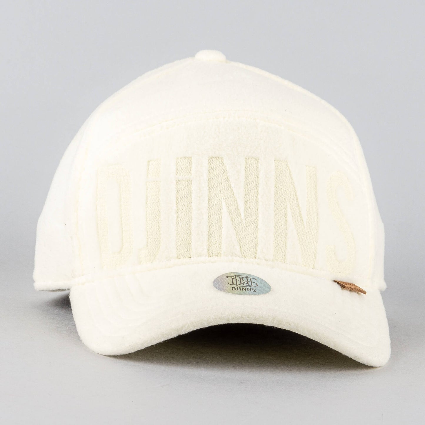 Djinn's Trucker Cap RFT Embo Fleece Offwhite