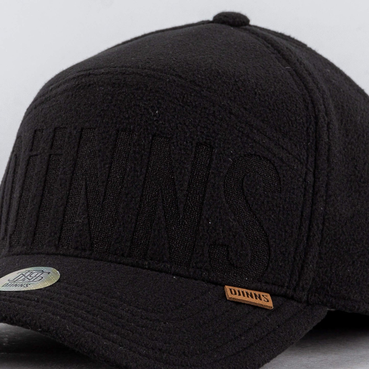 Djinn's Trucker Cap RFT Embo Fleece Black