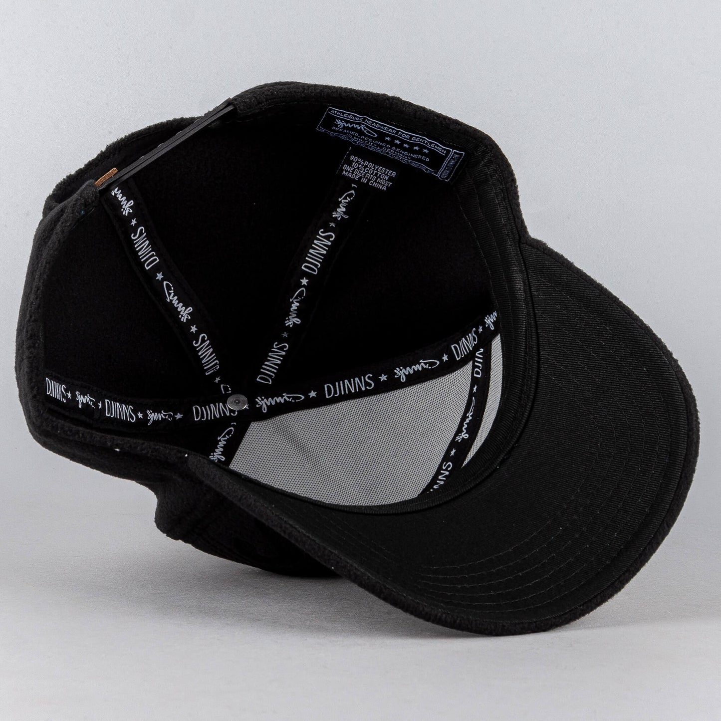 Djinn's Trucker Cap RFT Embo Fleece Black