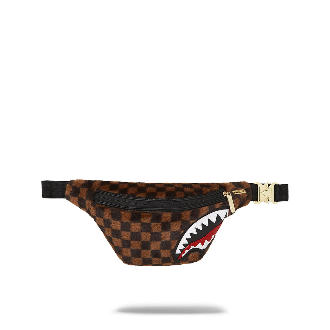 Sprayground Fur Sharks In Paris Savvy Crossbody - Brown