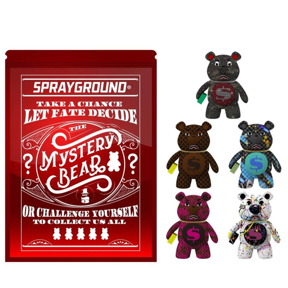 Sprayground Mystery Bear Box - Multi