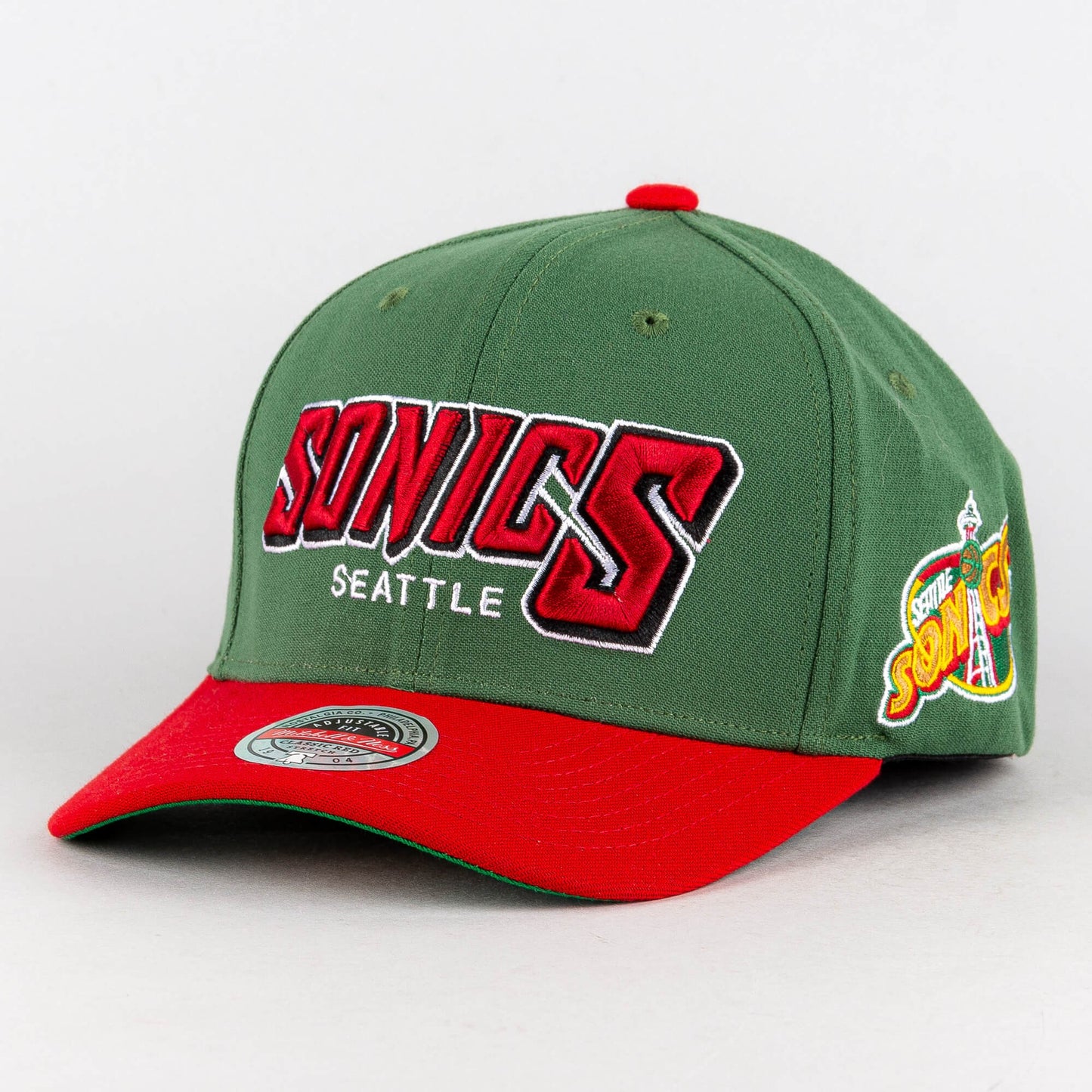 Mitchell & Ness Shredder Stretch Snapback Hwc Seattle Supersonics Green