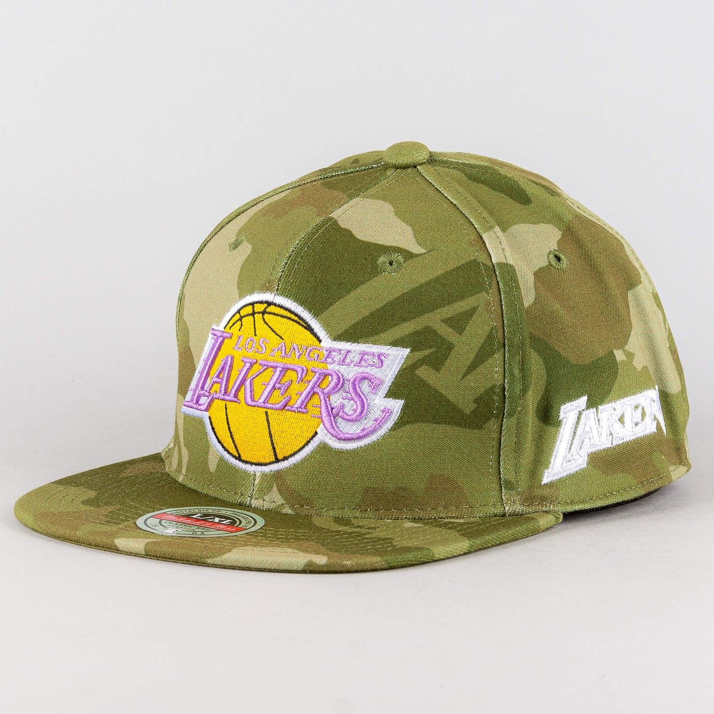 Šiltovka Mitchell & Ness NBA Tonal Camo Stretch Fitted HWC Los Angeles Lakers zelená