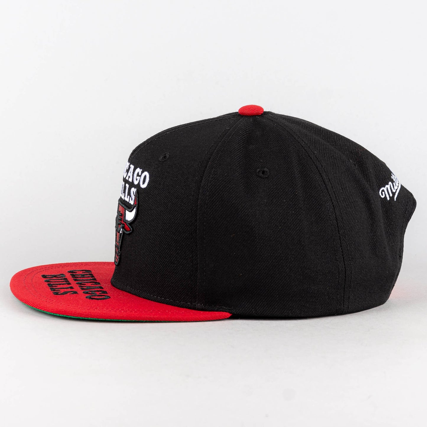 Mitchell & Ness Logo Bill Snapback Chicago Bulls Black / Red