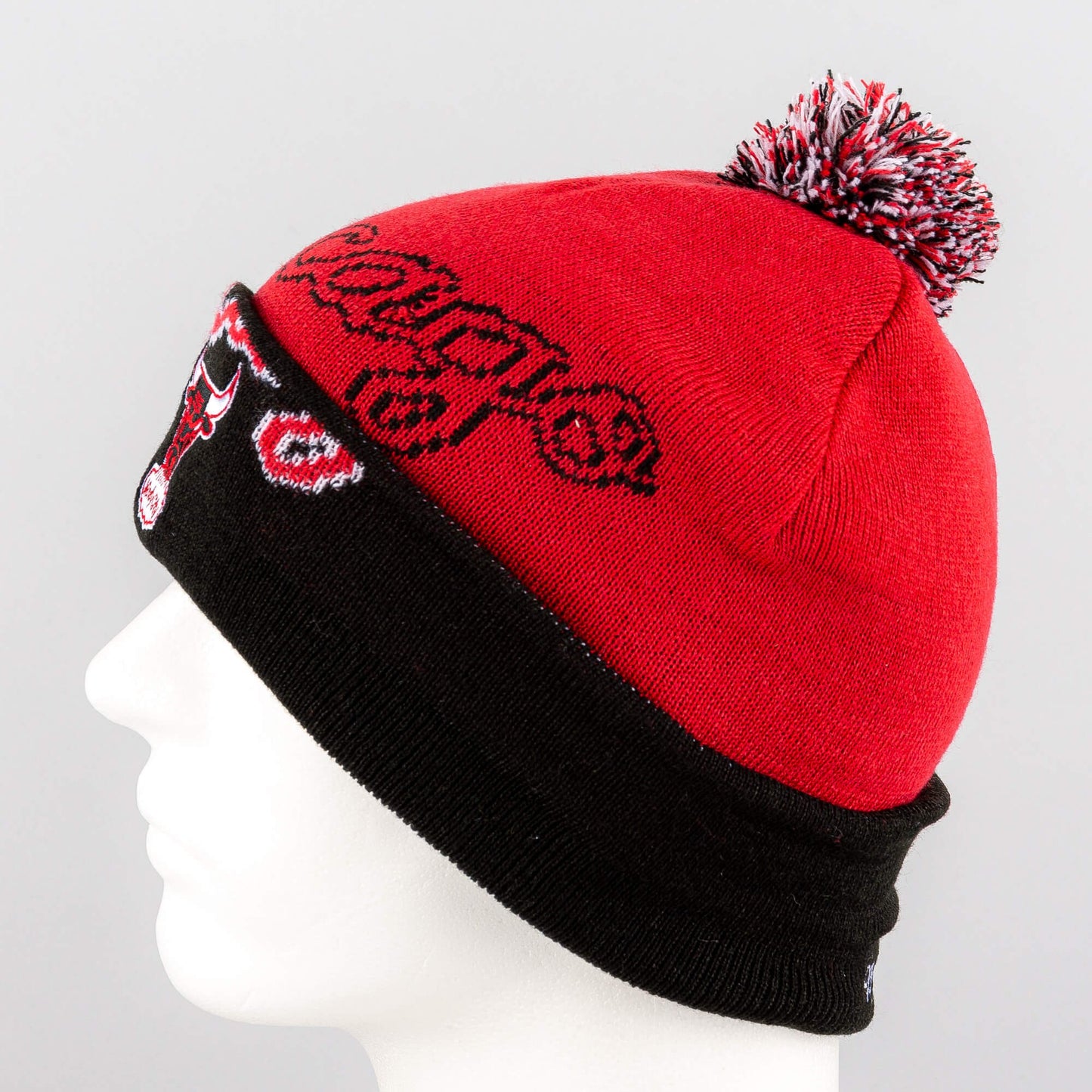 Mitchell & Ness Double Take Pom Knit Hwc Chicago Bulls Red