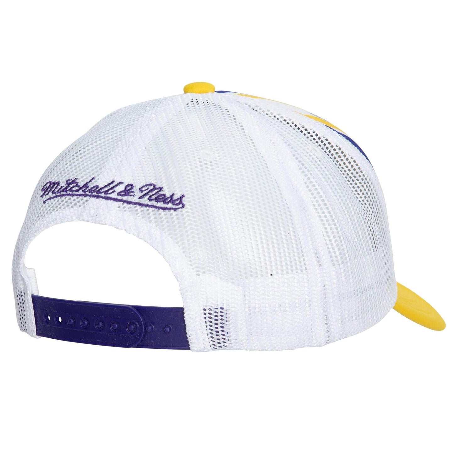 Mitchell & Ness NBA RETRO TRUCKER SNAPBACK HWC LOS ANGELES LAKERS PURPLE / YELLOW