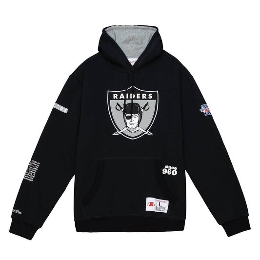 Mitchell & Ness Team Origins Fleece Hoody Oakland Raiders Black