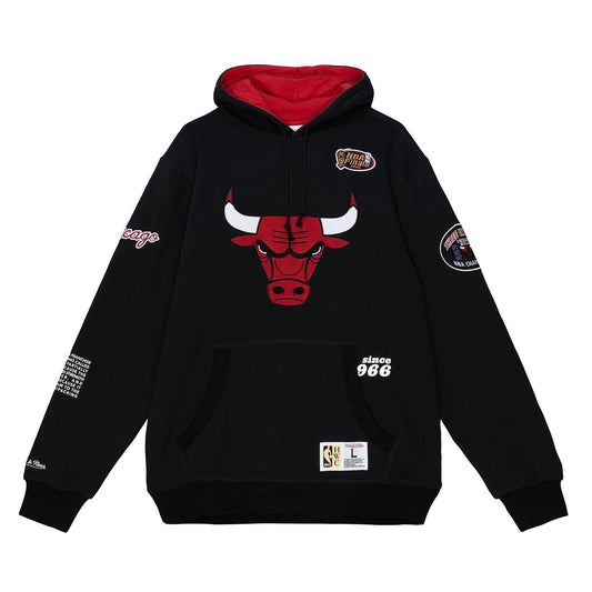 Mitchell & Ness Team Origins Fleece Hoody Chicago Bulls Black