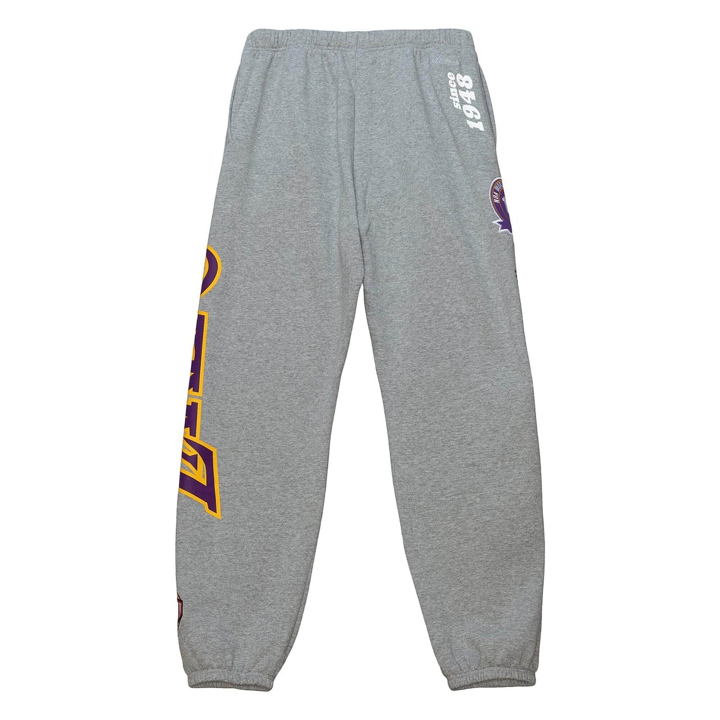 Mitchell & Ness Team Origins Fleece Pant Los Angeles Lakers Grey Heather