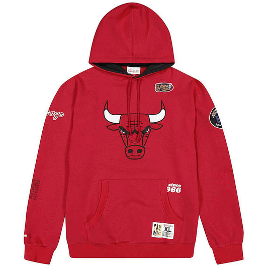 Mitchell & Ness Team Origins Fleece Hoody Chicago Bulls Scarlet