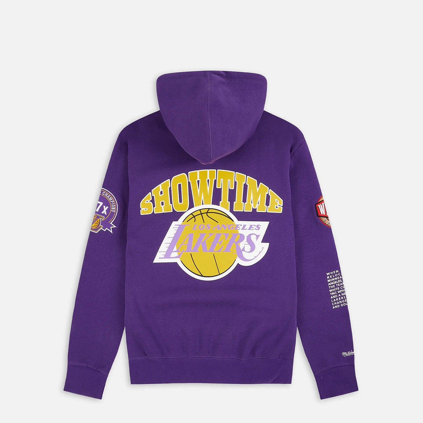 Mitchell & Ness Team Origins Fleece Hoody Los Angeles Lakers Purple