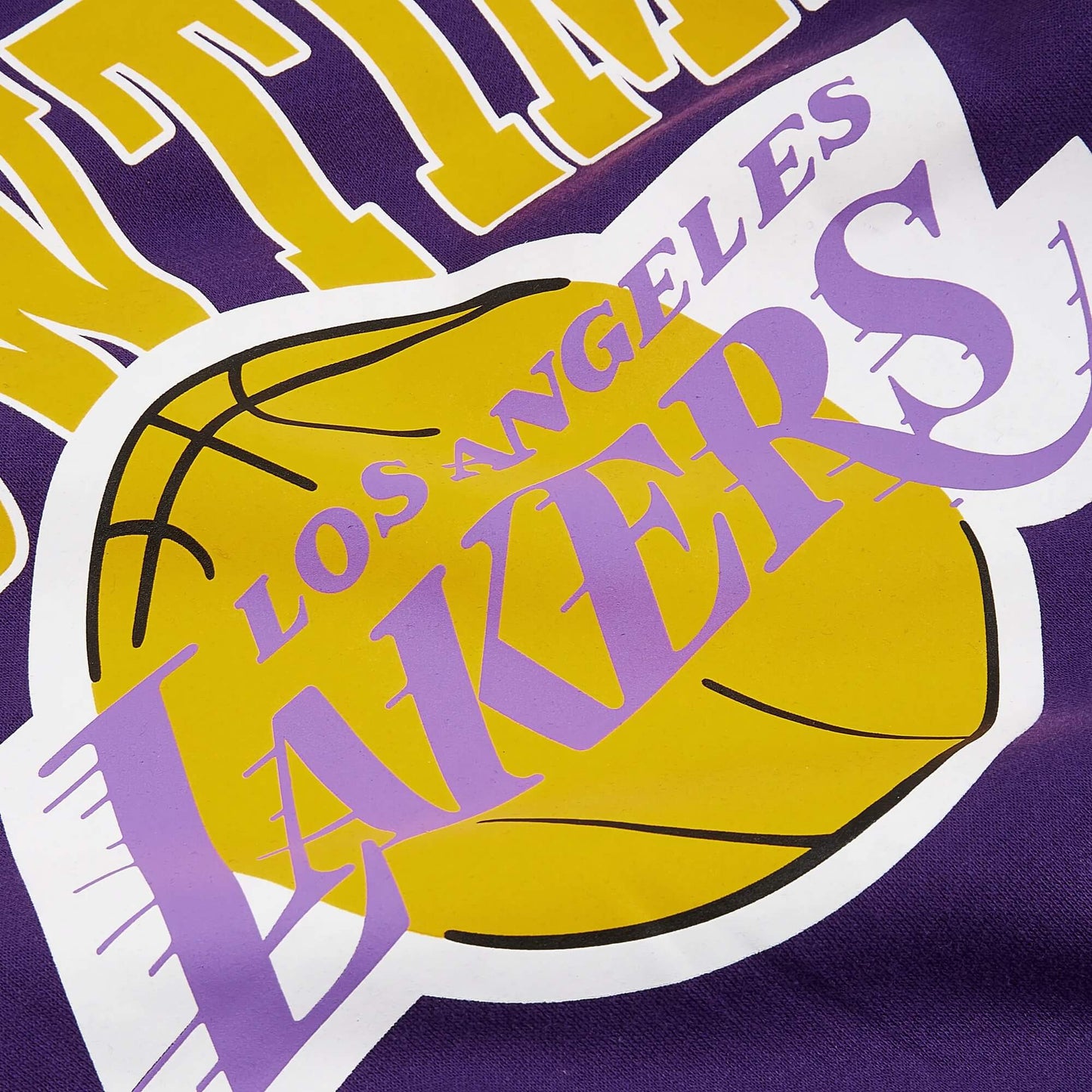 Mitchell & Ness Team Origins Fleece Hoody Los Angeles Lakers Purple