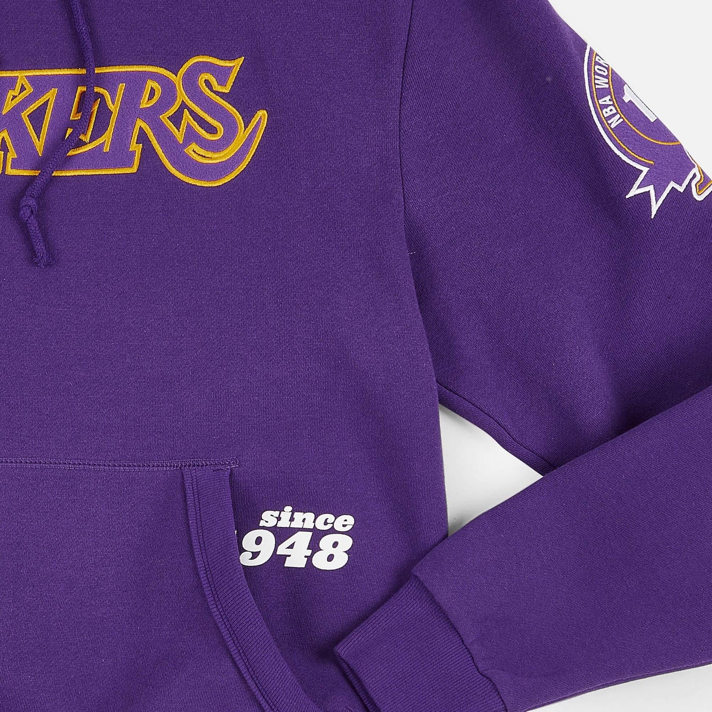 Mitchell & Ness Team Origins Fleece Hoody Los Angeles Lakers Purple