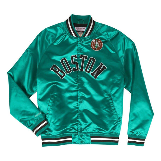 Mitchell & Ness Lighweight Satin Jacket Boston Celtics Kelly Green