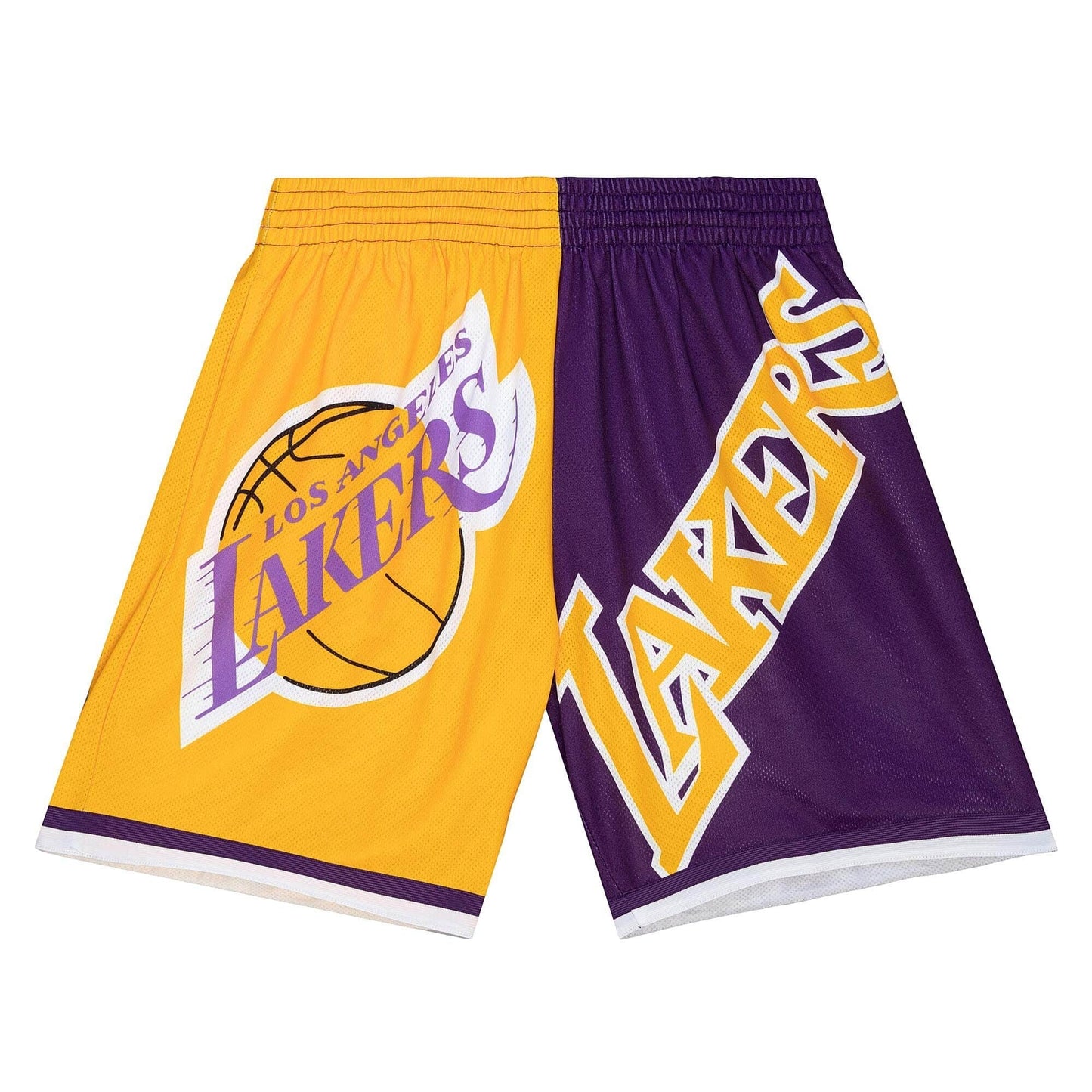 Detské basketbalové šortky Mitchell & Ness NBA Big Face Fashion Shorts 5.0 Los Angeles Lakers žlté