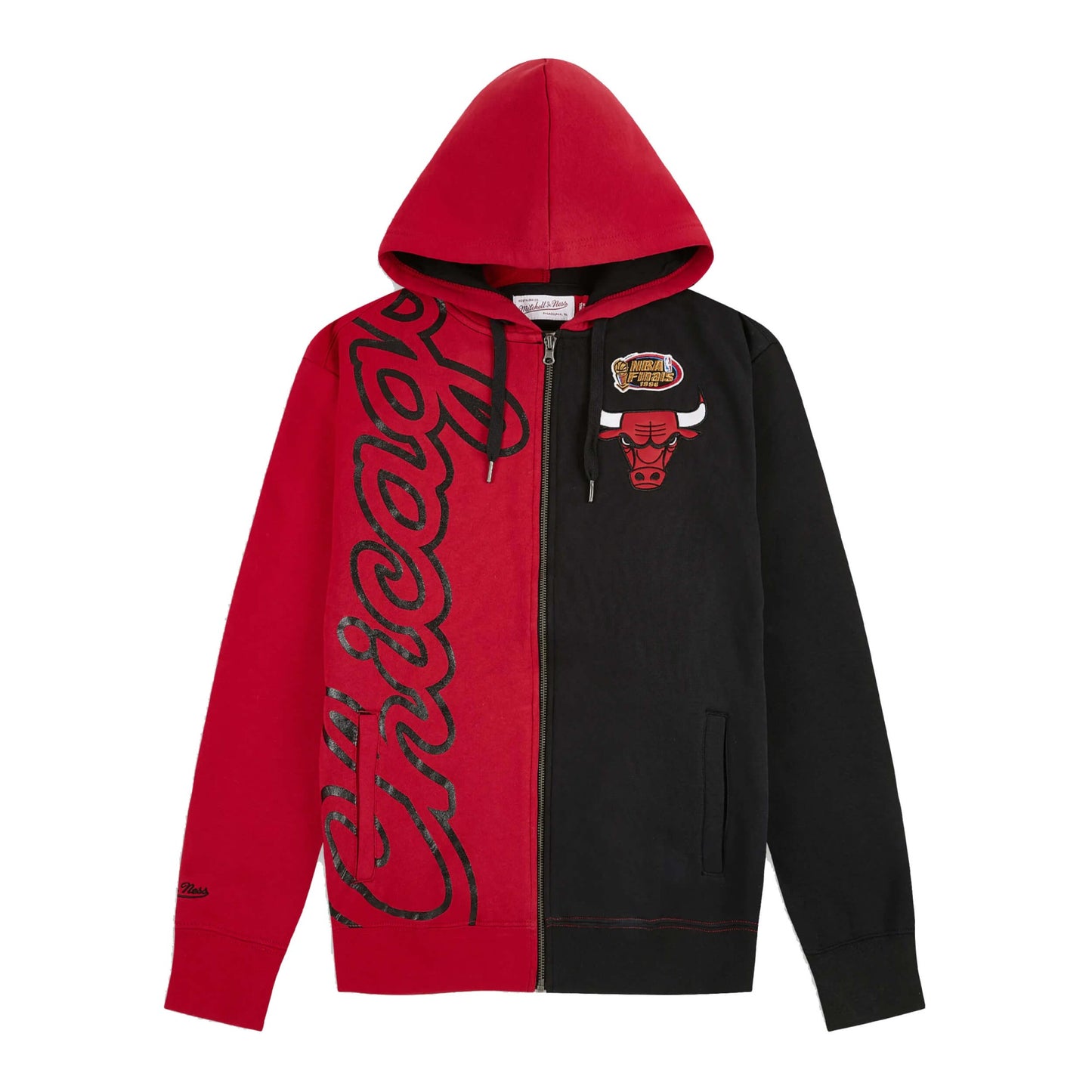 Mitchell & Ness Full Zip Fleece 2.0 Chicago Bulls Red / Black