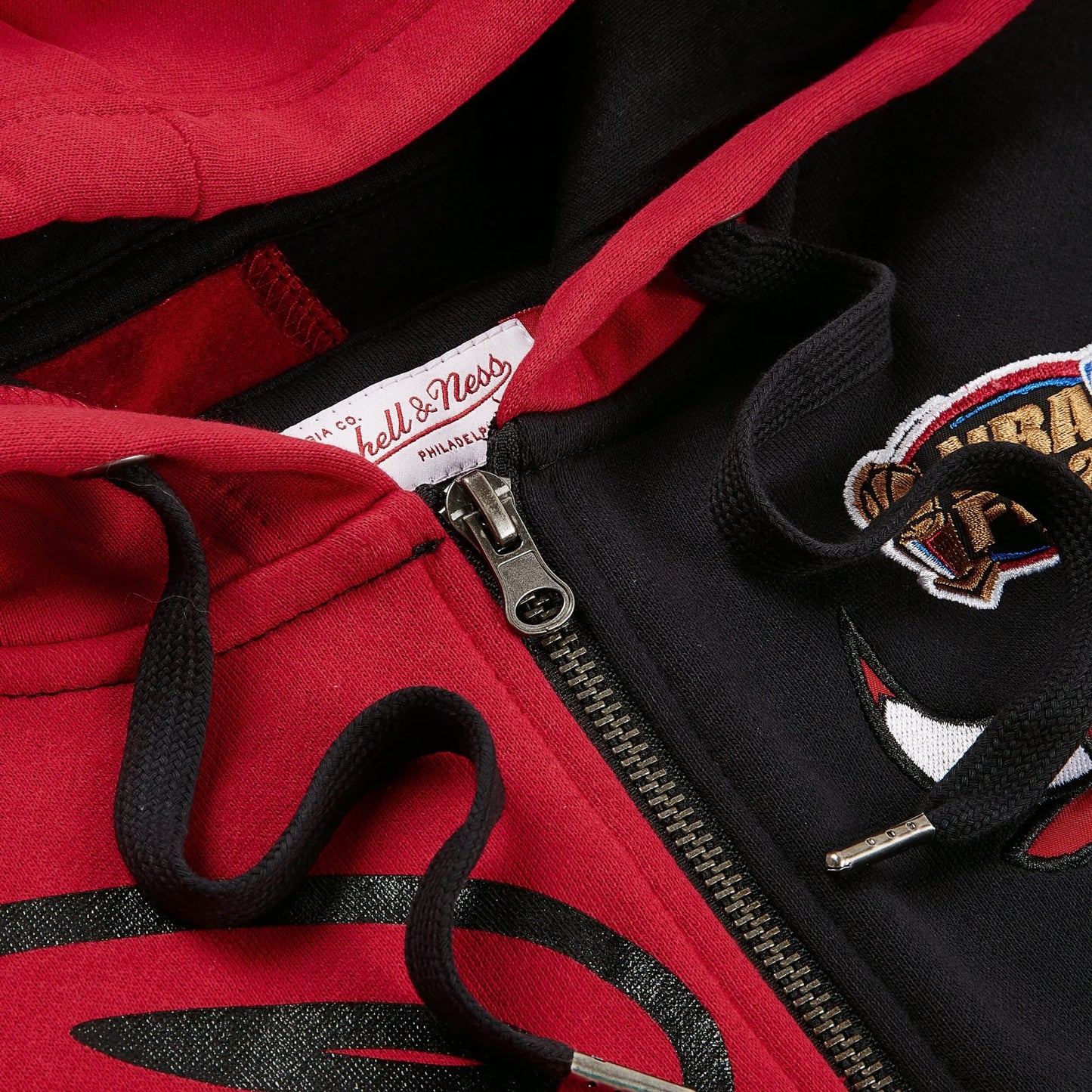 Mitchell & Ness Full Zip Fleece 2.0 Chicago Bulls Red / Black