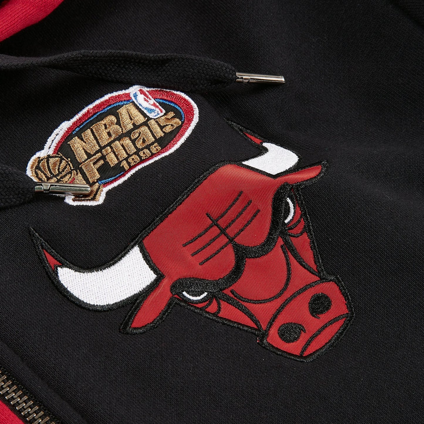 Mitchell & Ness Full Zip Fleece 2.0 Chicago Bulls Red / Black