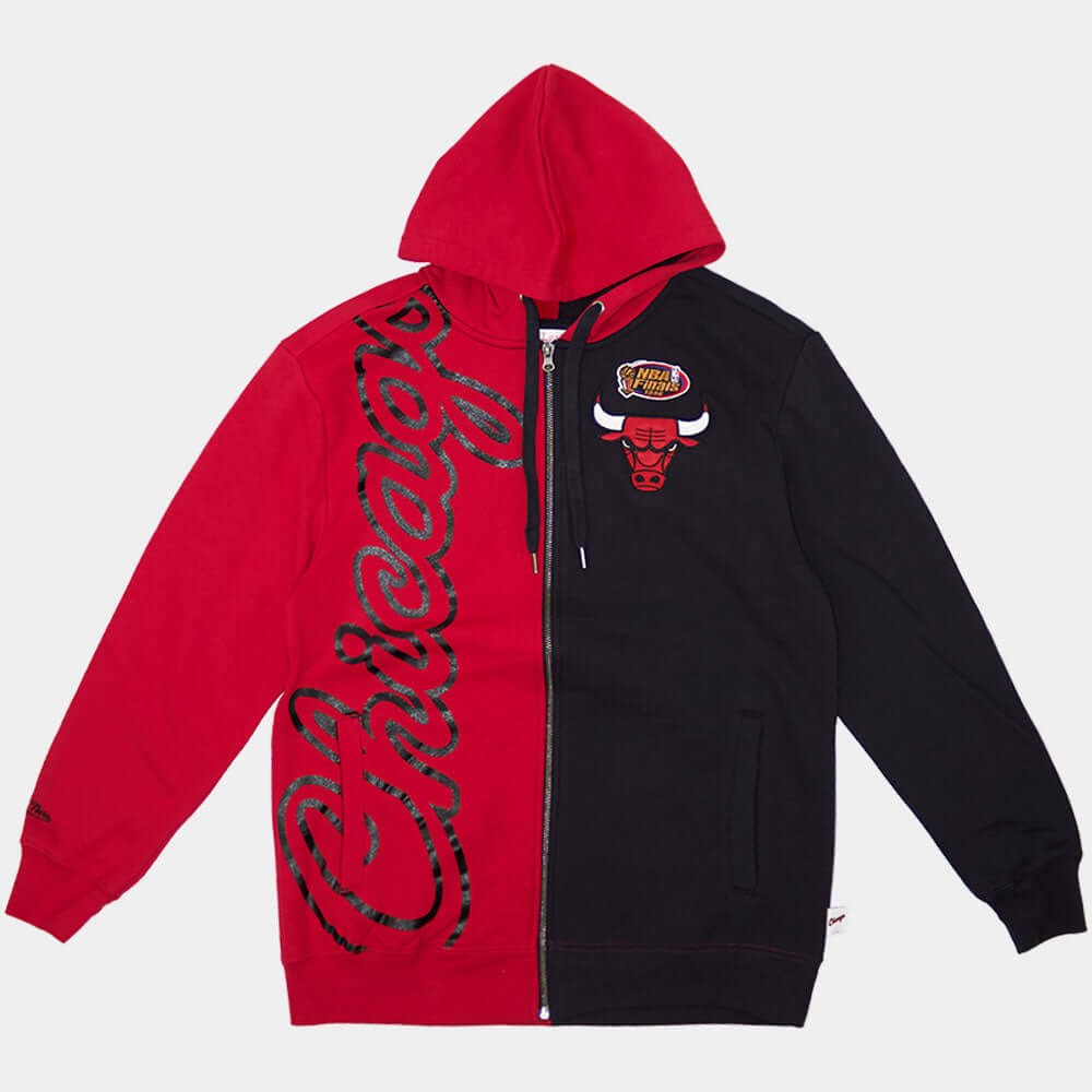 Mitchell & Ness Full Zip Fleece 2.0 Chicago Bulls Red / Black