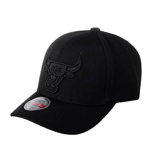 Mitchell & Ness Blk/Blk Logo Classic Red Chicago Bulls Black