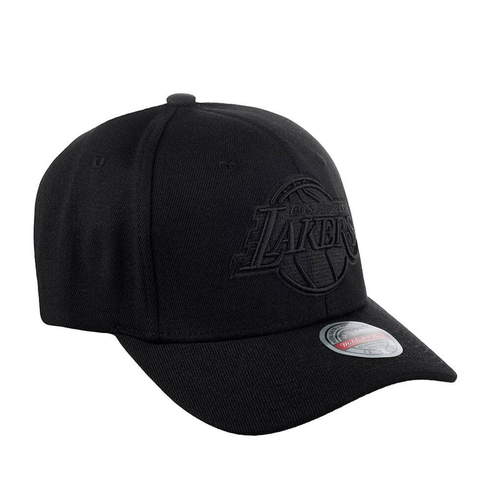 Mitchell & Ness Blk/Blk Logo Classic Red Los Angeles Lakers Black