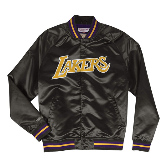 Mitchell & Ness Lightweight Satin Jacket Los Angeles Lakers Black