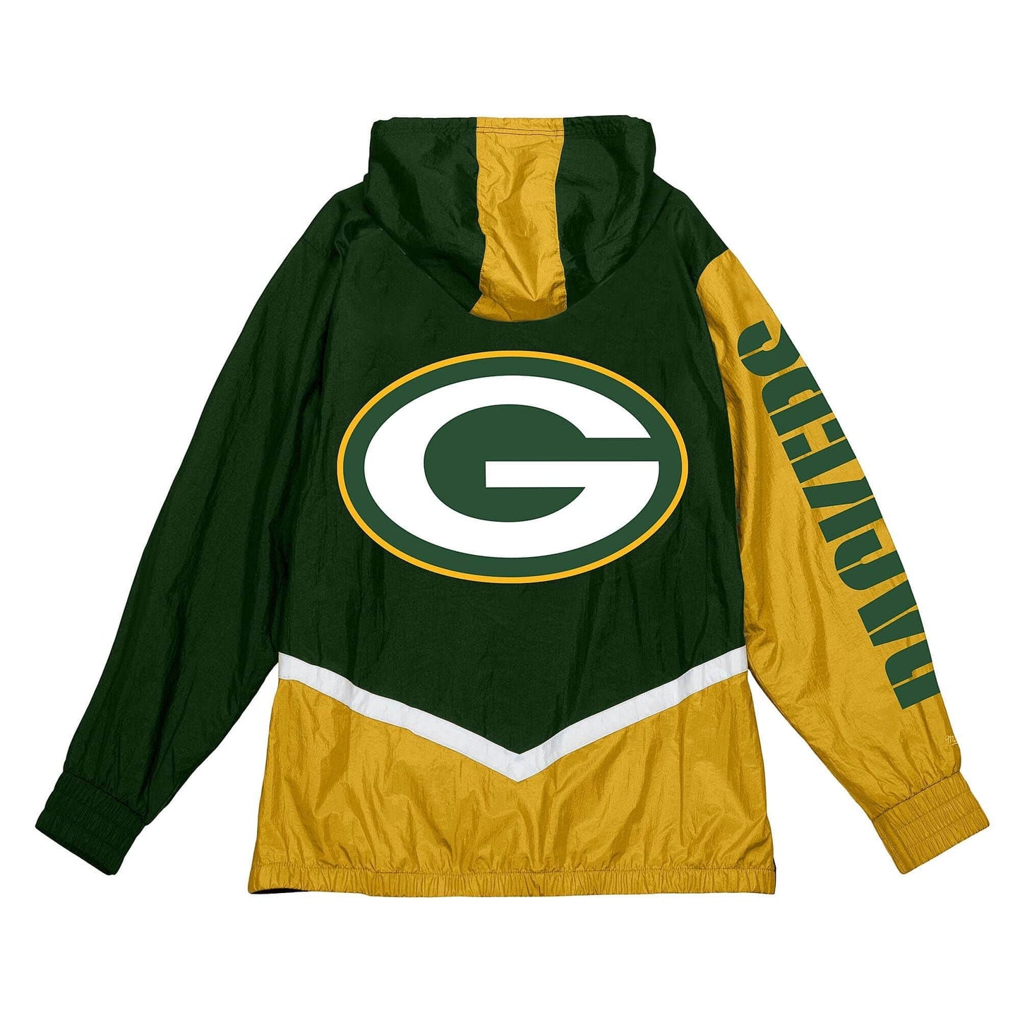 Mitchell & Ness Undeniable Full Zip Windbreaker Green Bay Packers Dark Green