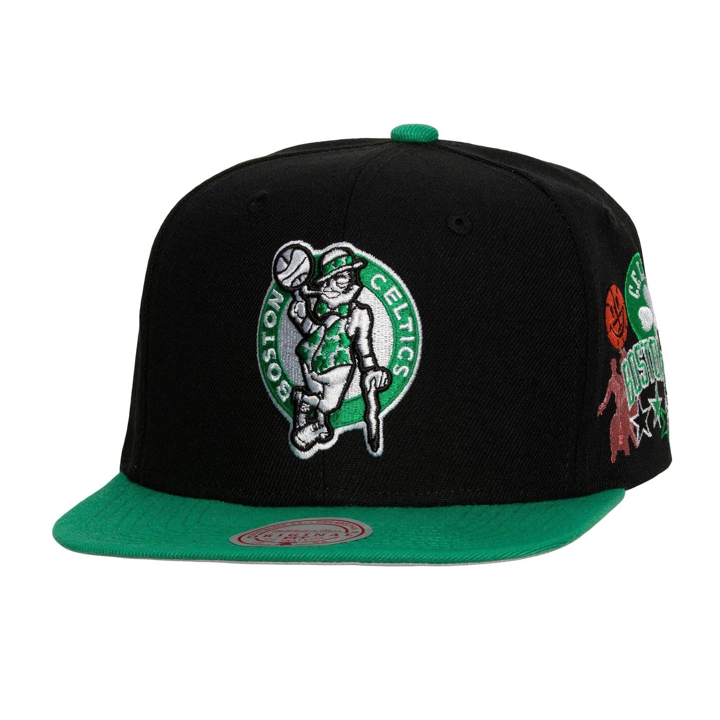 Mitchell & Ness Patch Overload Snapback Boston Celtics Black / Green