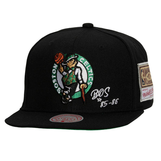 Mitchell & Ness Jersey Love Snapback Boston Celtics Black