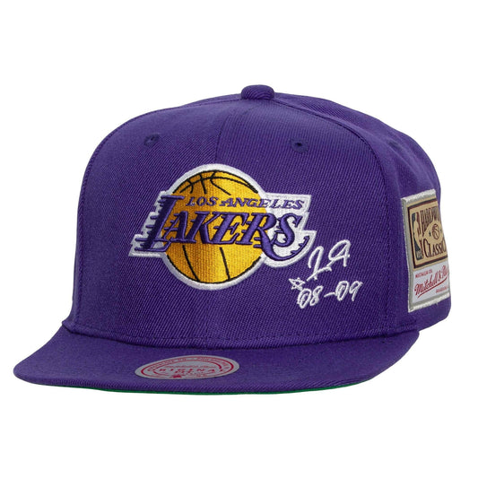 Mitchell & Ness Jersey Love Snapback Los Angeles Lakers Purple