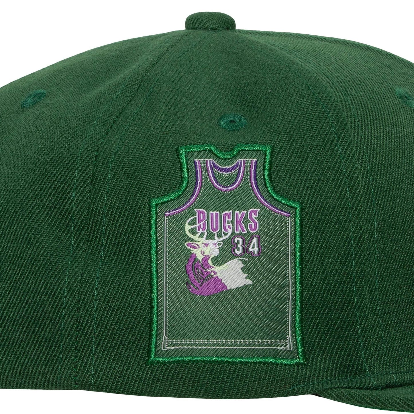 Mitchell & Ness Jersey Love Snapback Hwc Milwaukee Bucks Green