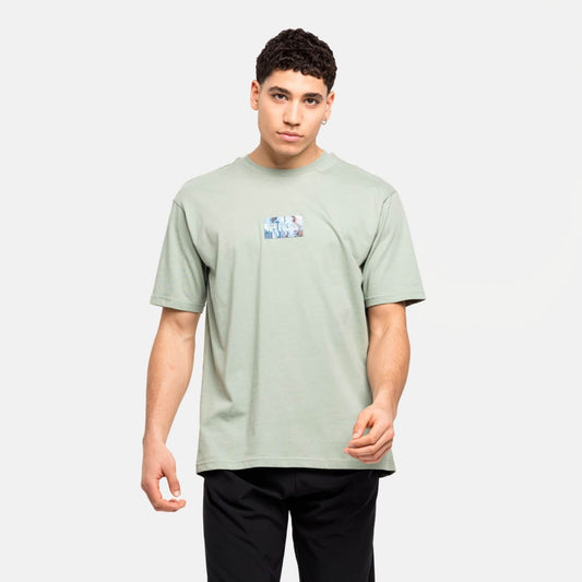 FILA CHUR loose tee Iceberg Green