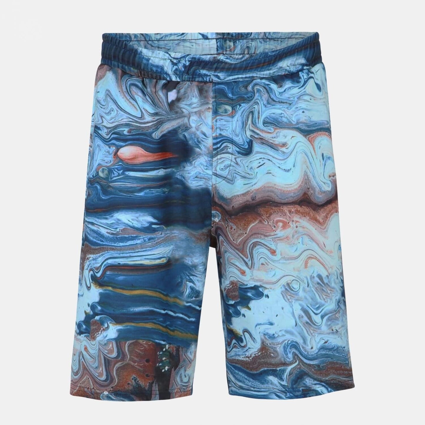 Šortky Fila Cuneo AOP regular shorts Blue Acrylic Pouring