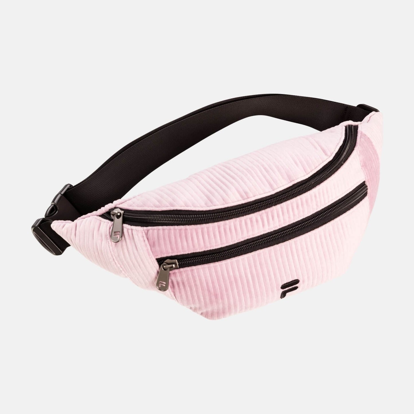 FILA CUIABA Velvet Double zipper Waistbag Mauve Shadows