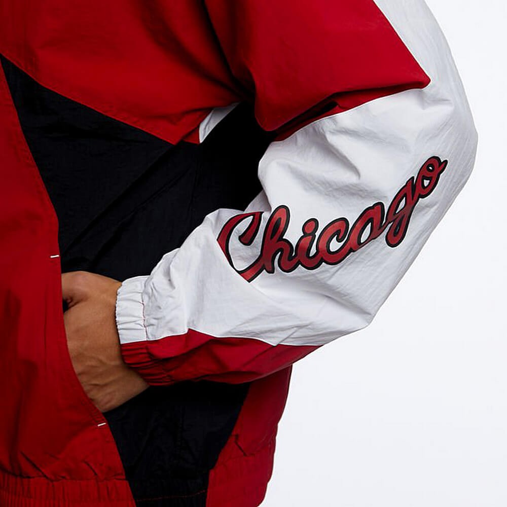 Mitchell & Ness Midseason Windbreaker 2.0 Chicago Bulls Red