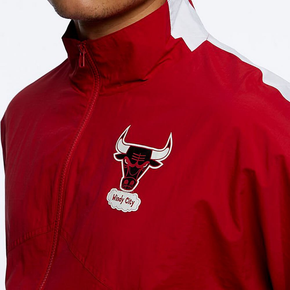 Mitchell & Ness Midseason Windbreaker 2.0 Chicago Bulls Red