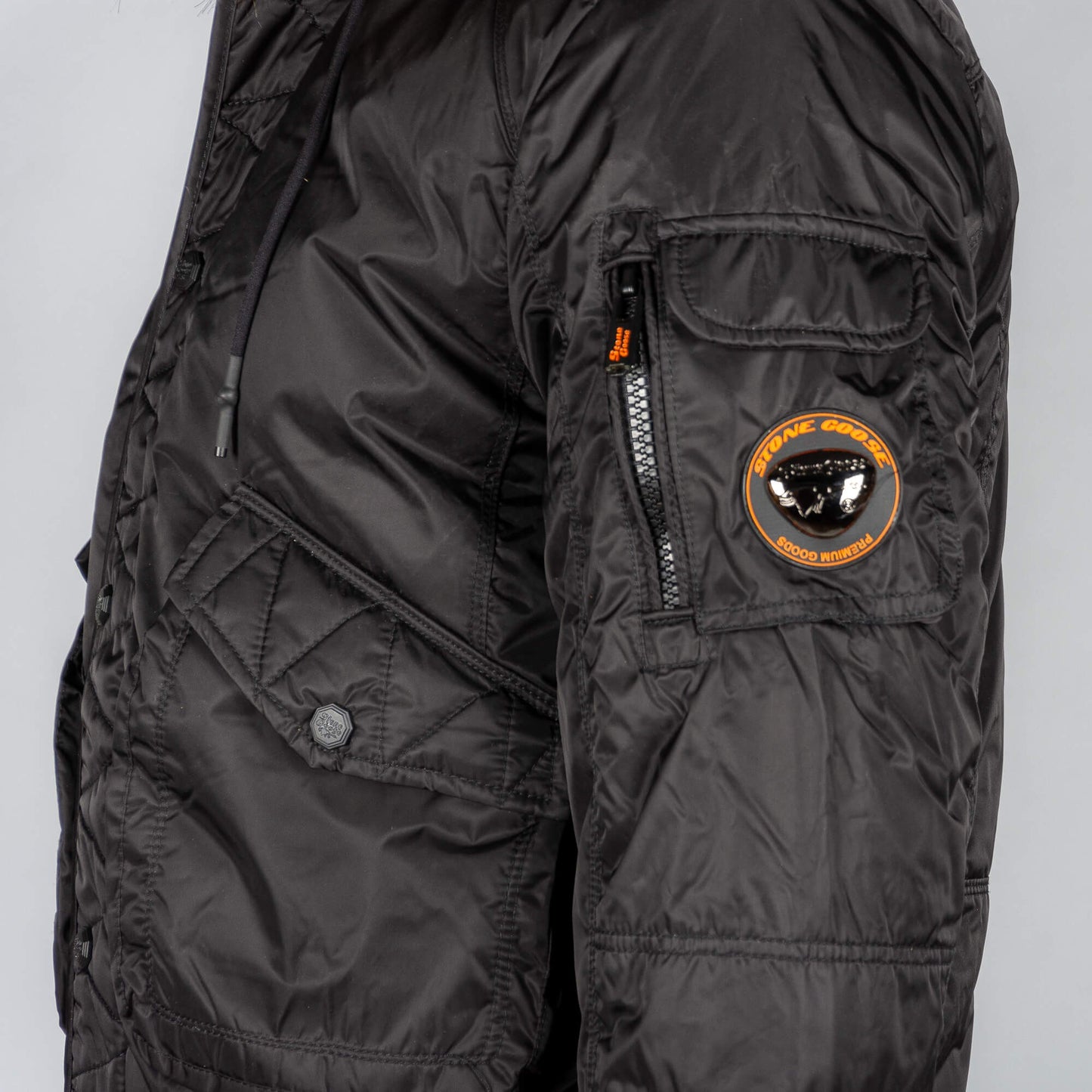 Stonegoose Beteran Men Parka Black